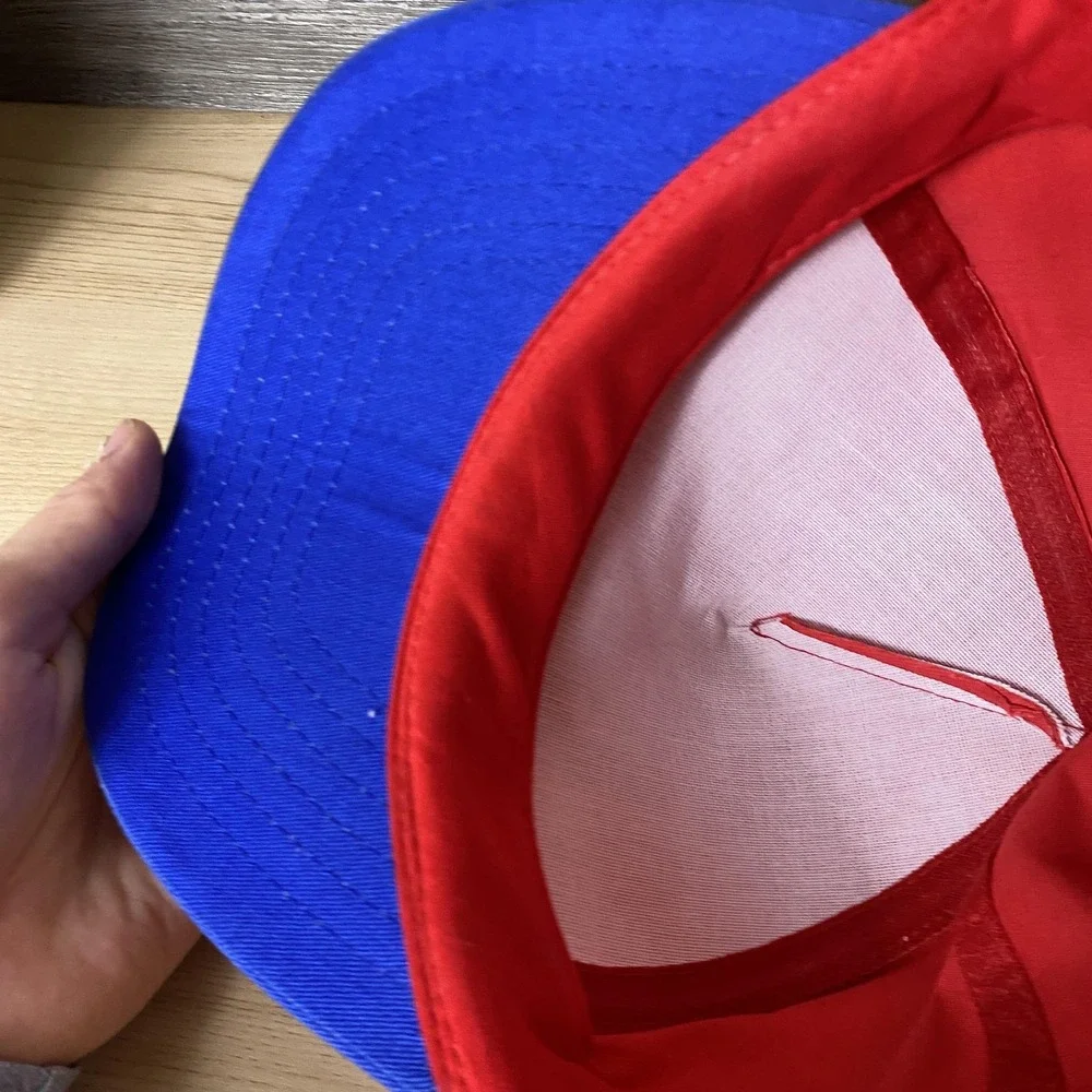 Surf Rags Hat Cap Snap Back Red Blue Graphic Adjustable Mens Skater Streetwear‎